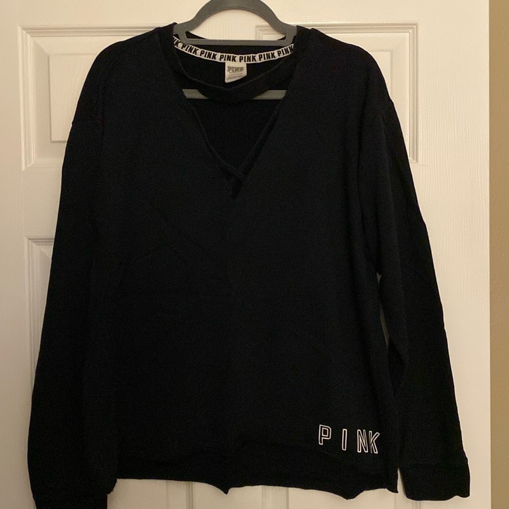 Victoria‎ Secret Pink Black Pullover